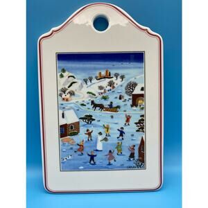 Villeroy & Boch Naïf Christmas Cheese Plate Trivet porcelain Holiday German